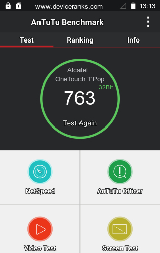 AnTuTu Alcatel OneTouch T'Pop