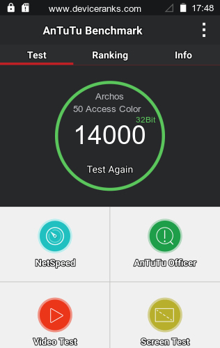 AnTuTu Archos 50 Access Color 4G