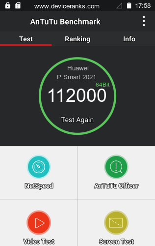 AnTuTu Huawei P Smart 2021