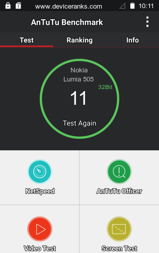AnTuTu Nokia Lumia 505