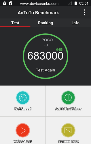 AnTuTu POCO F3