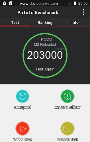 AnTuTu POCO M2 Reloaded