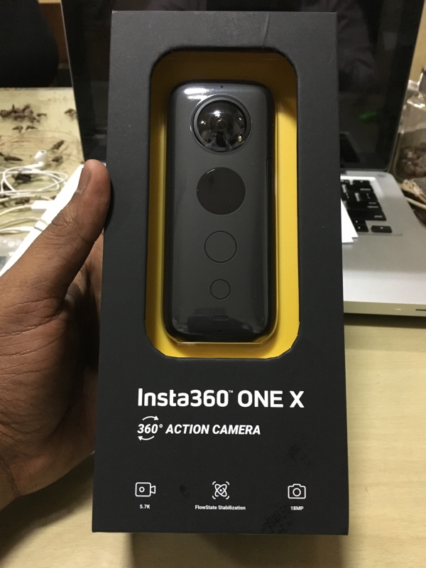 ...5.7K Action Camera factory reset Used Insta360 ONE X Battery CINOXBT/A B...