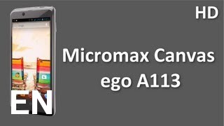 Buy Micromax Canvas Ego A113