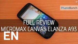 Buy Micromax Canvas Elanza A93