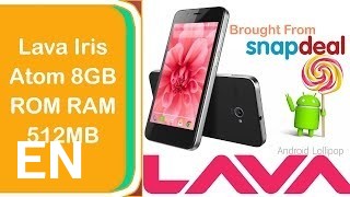 Buy Lava Iris Atom