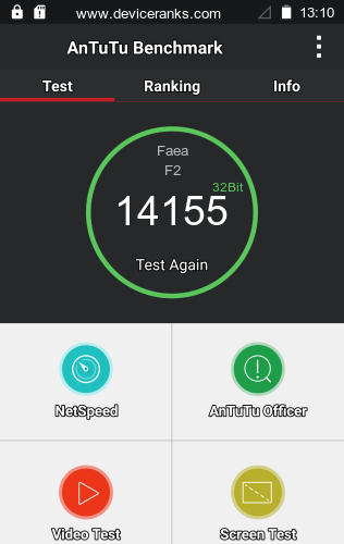 AnTuTu telemóvel Faea F2 AnTuTu Faea F2