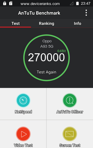 AnTuTu κινητό τηλέφωνο Oppo A93 5G AnTuTu Oppo A93 5G