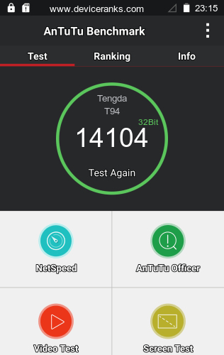 AnTuTu el teléfono móvil Tengda T94 AnTuTu Tengda T94