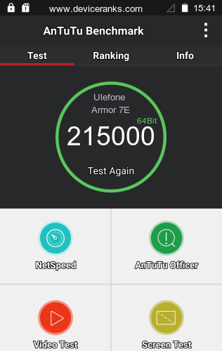 AnTuTu telefon komórkowy Ulefone Armor 7E AnTuTu Ulefone Armor 7E