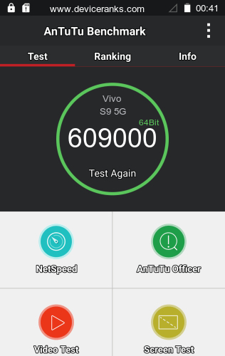 AnTuTu el teléfono móvil Vivo S9 5G AnTuTu Vivo S9 5G