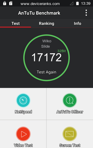 AnTuTu el teléfono móvil Wiko Slide AnTuTu Wiko Slide
